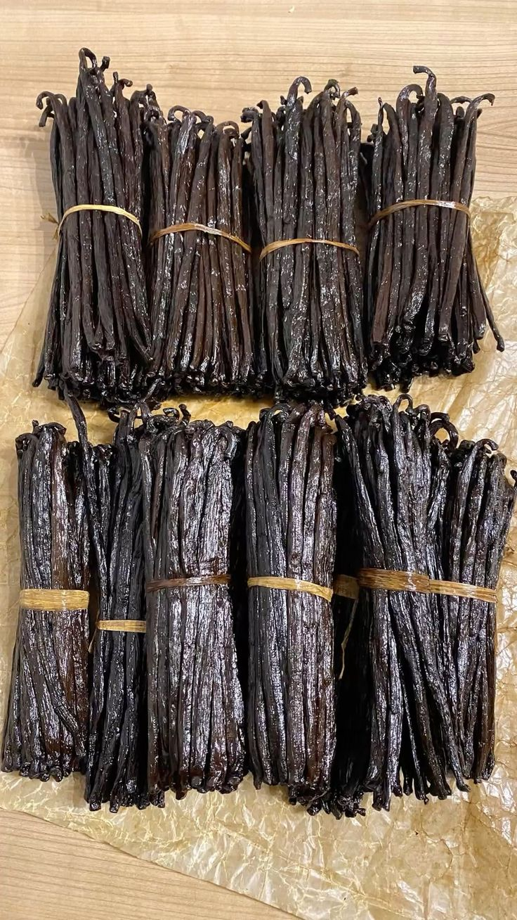 Specialty produce from East Africa - vanilla beans, spices, and nuts